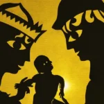 Autour Zāl, marionnettes de théâtre d’ombres