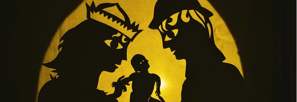 Autour Zāl, marionnettes de théâtre d’ombres